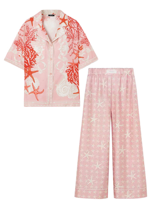 Silk matching set