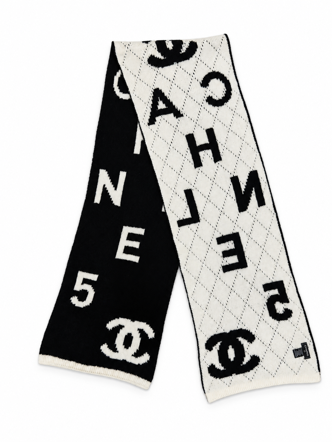 Reversible thick scarf