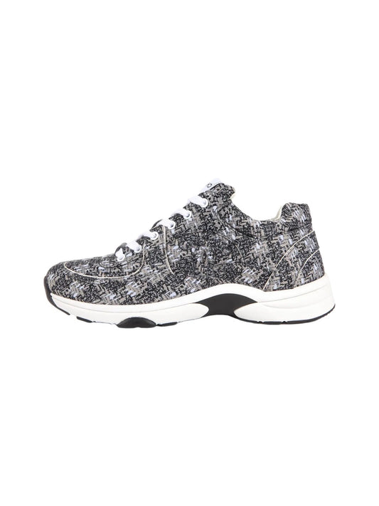 Tweed effect sneakers