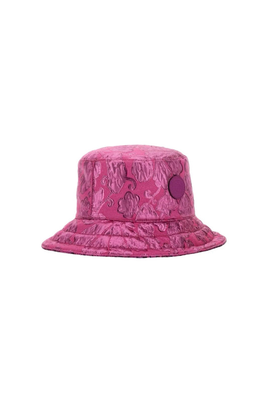 Reversible pink bucket hat