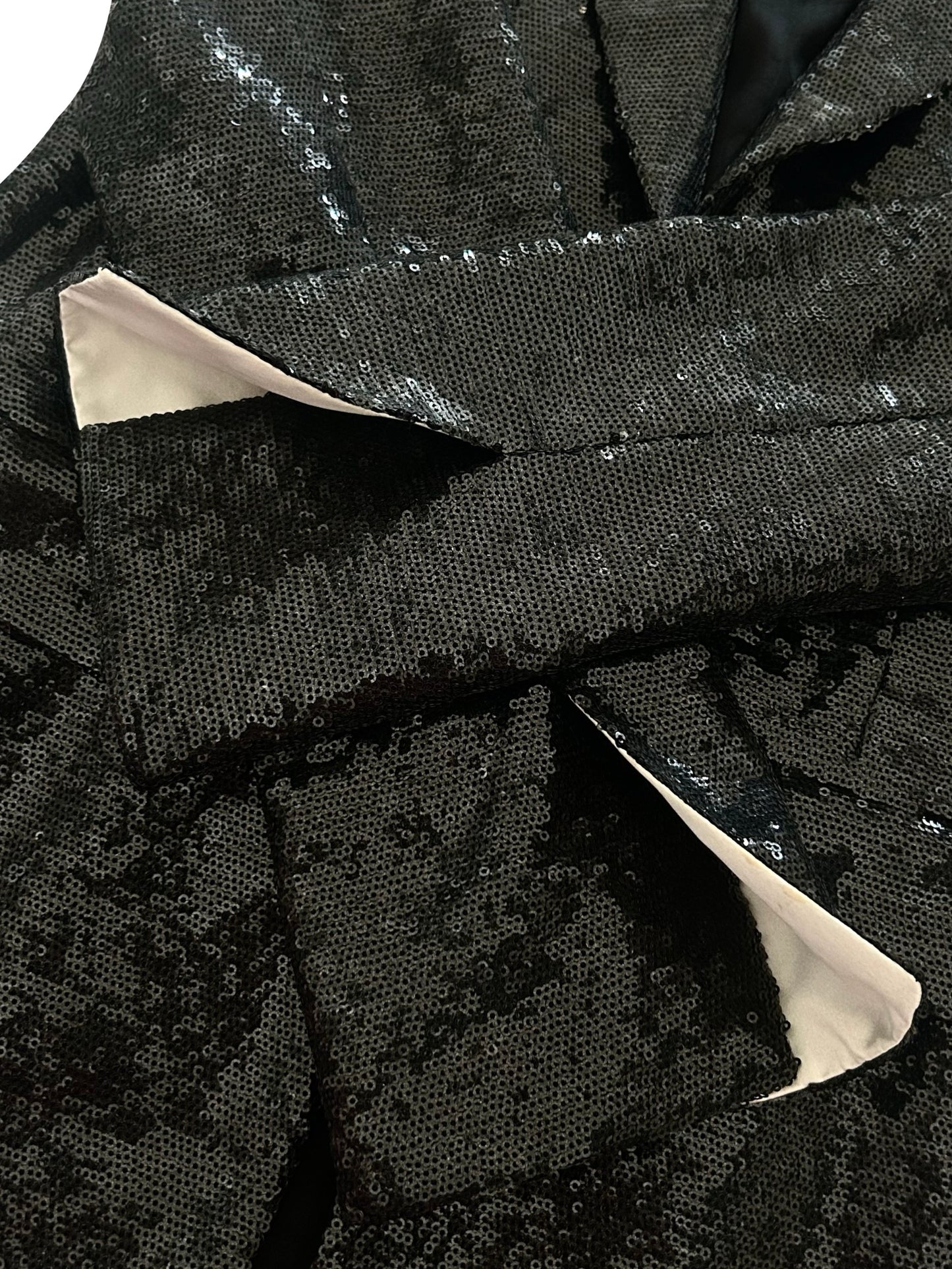 Black sequin blazer