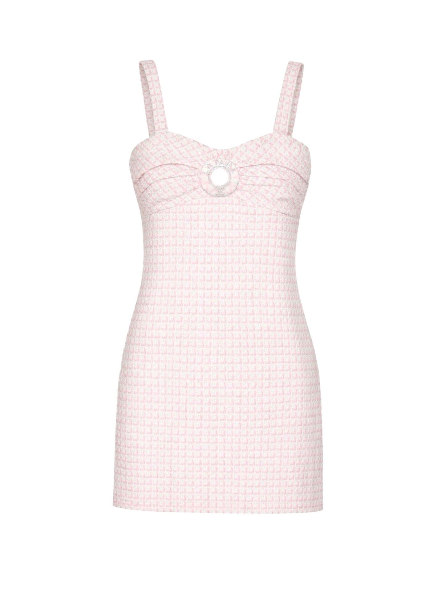Pink tweed La Pausa dress