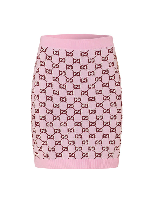 Monogram skirt