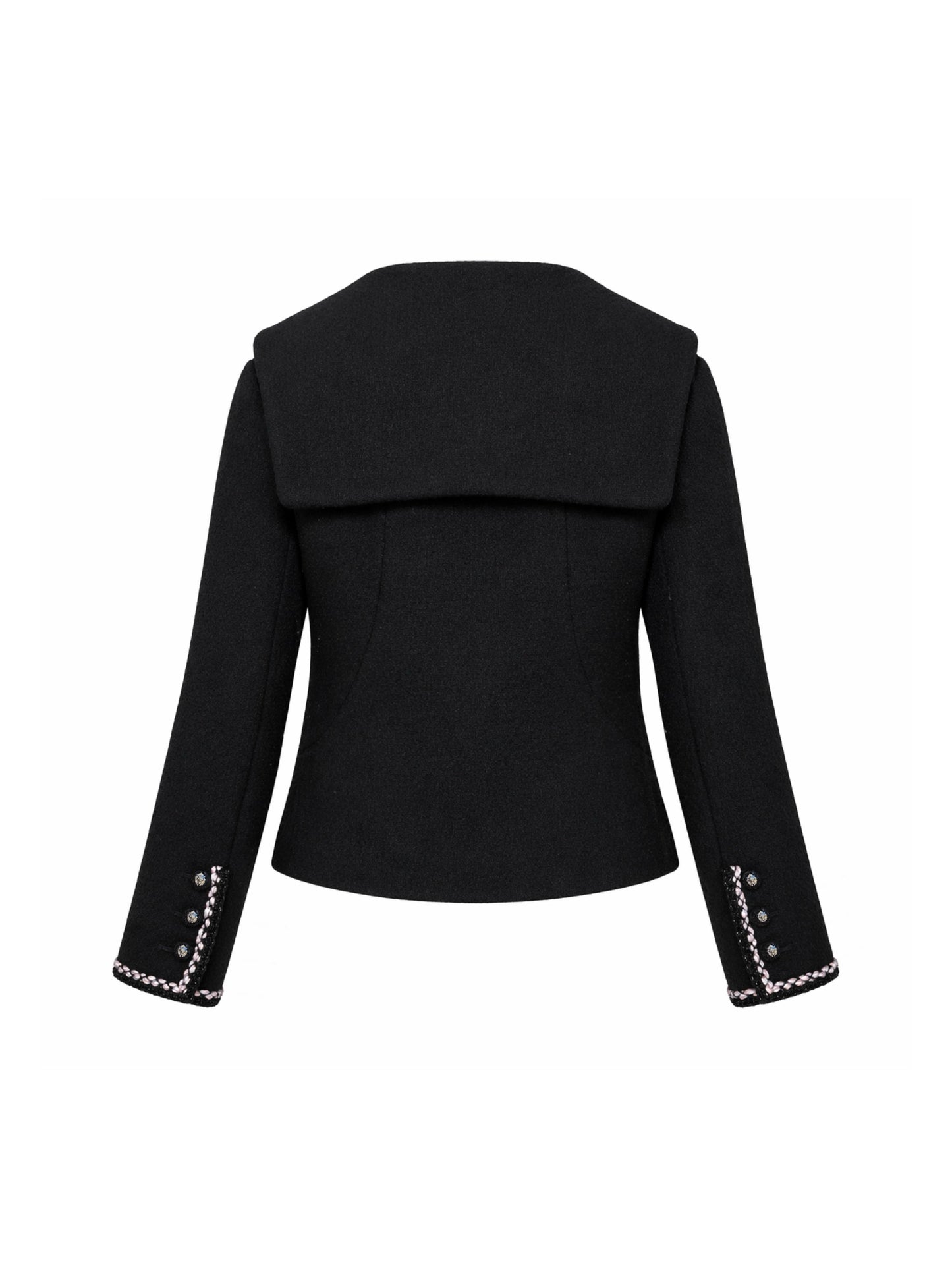 Black pink jacket