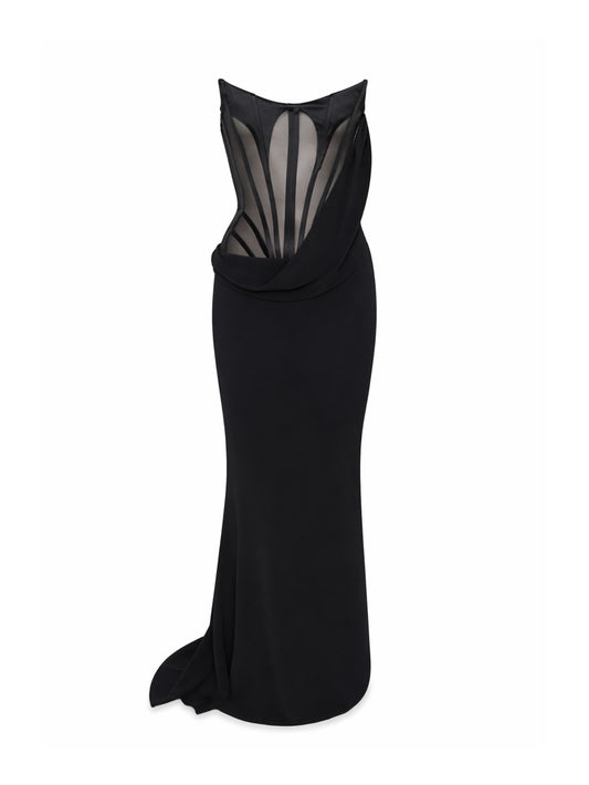 Iconic corset long dress