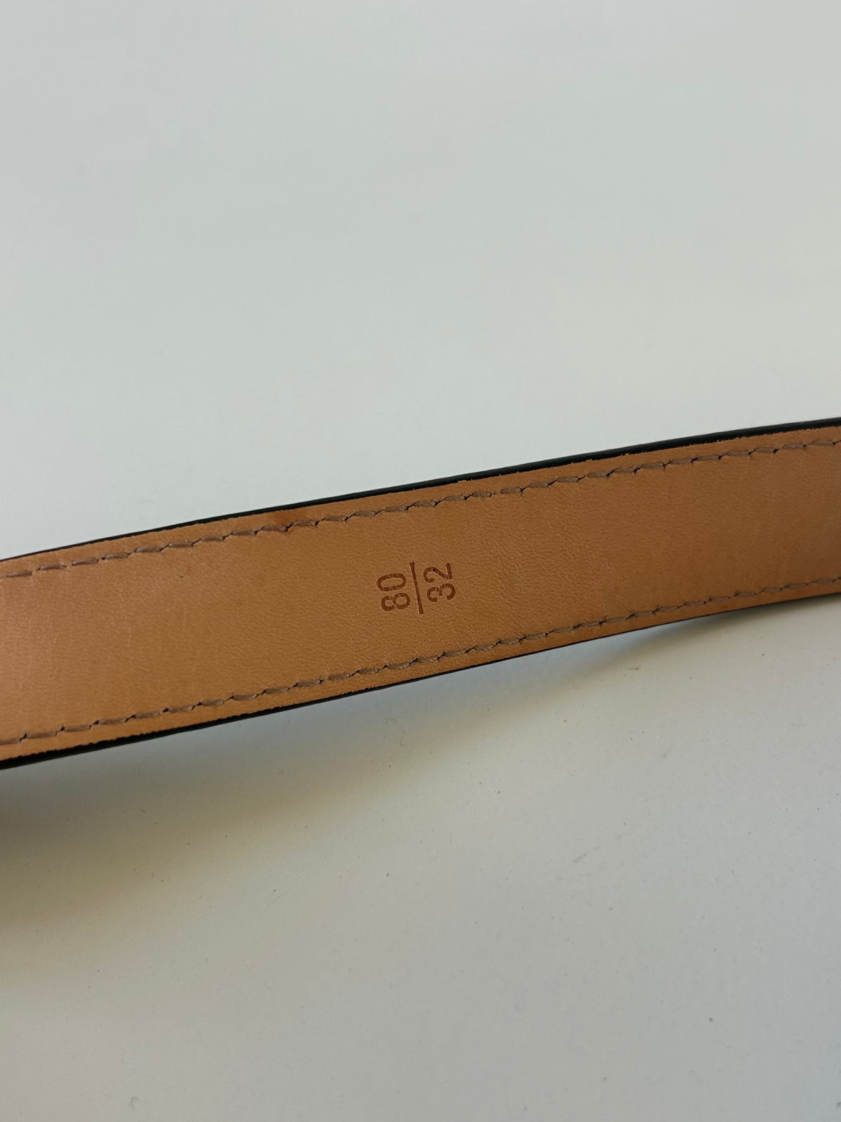 Black logo belt