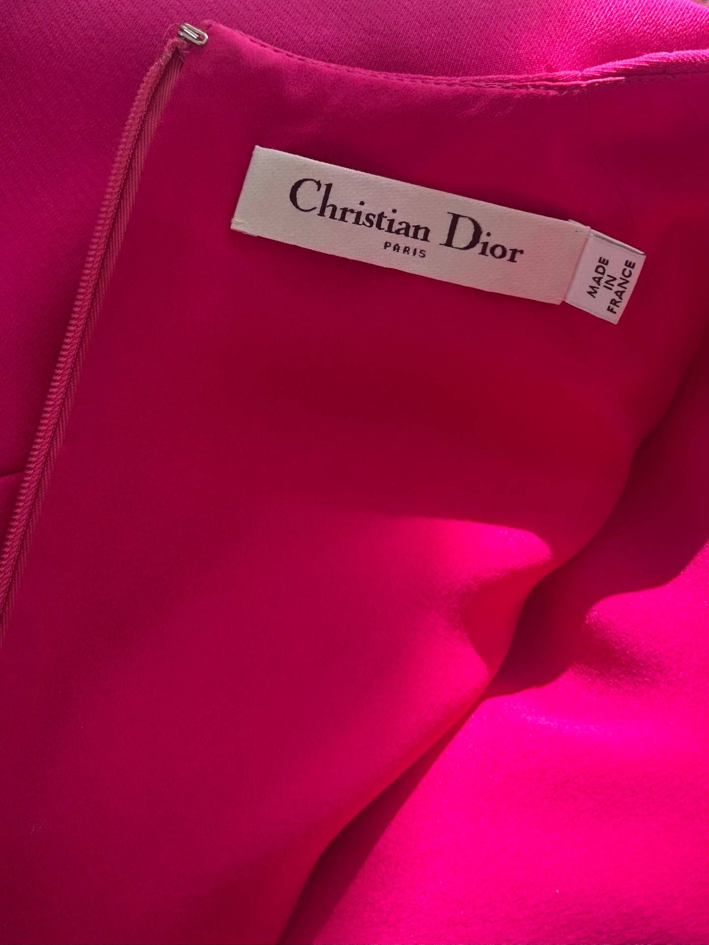 Straight fuchsia dress