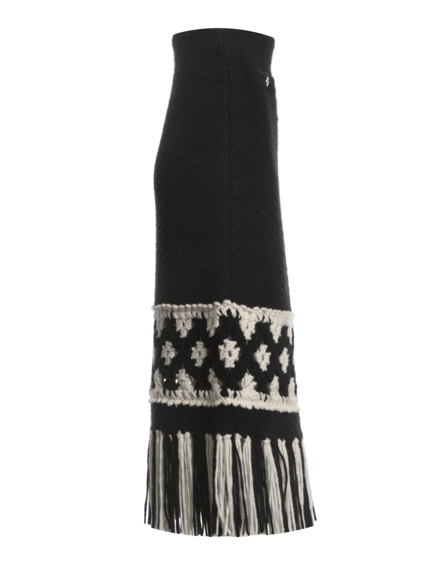 Cachemire fringes skirt