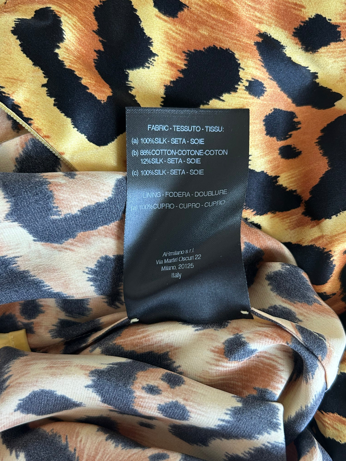 Animal-print dress