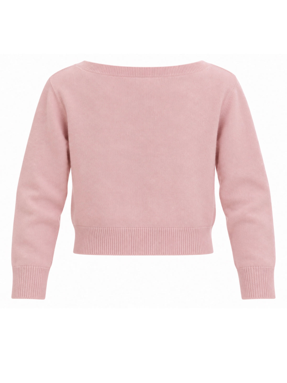 Baby pink pearls crystals sweater