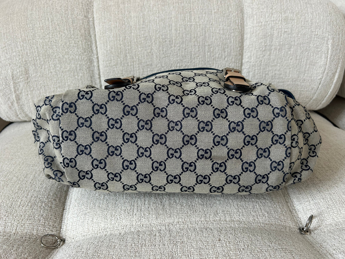GG Canvas Diaper Bag