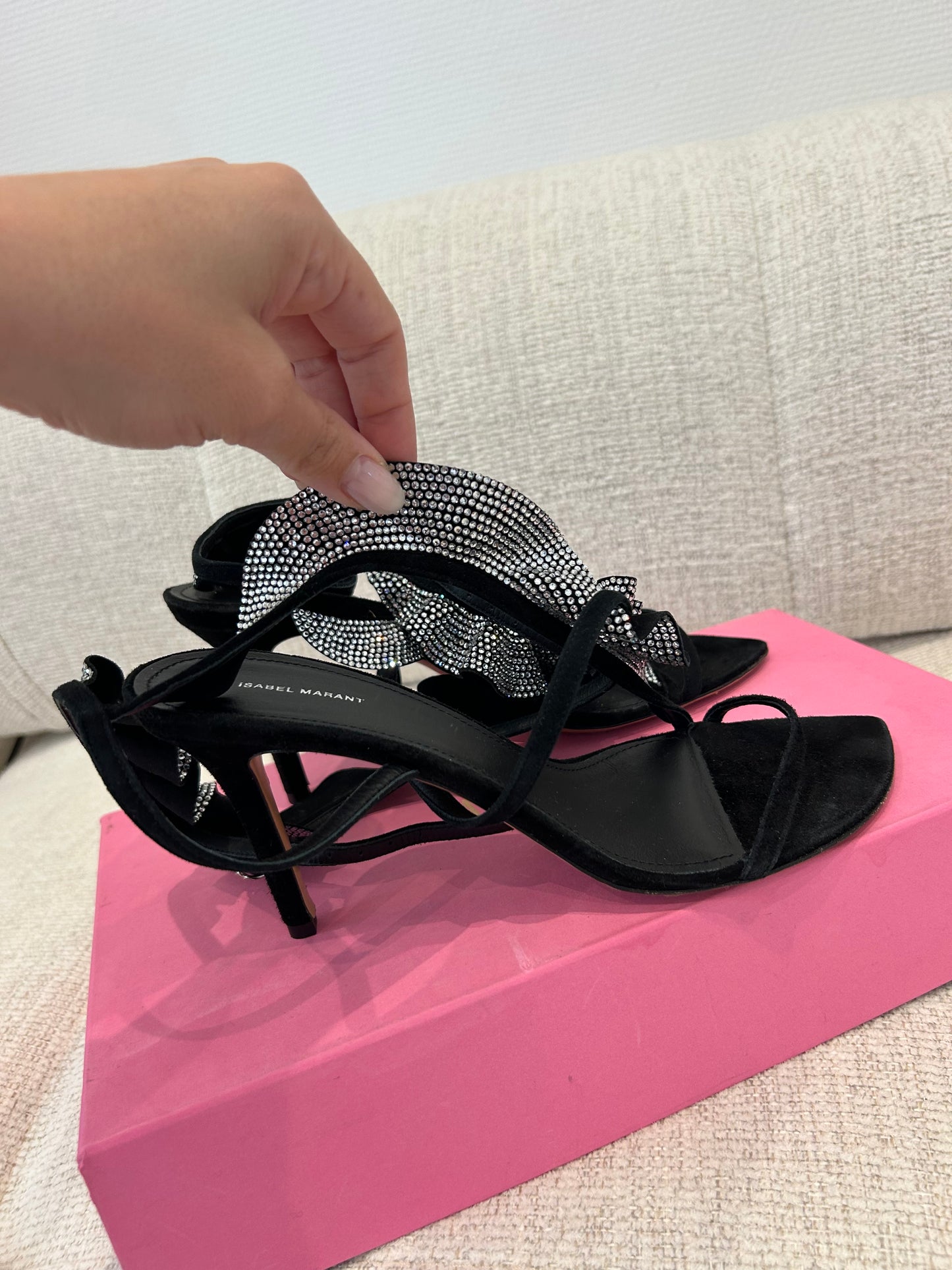 Strass sandals