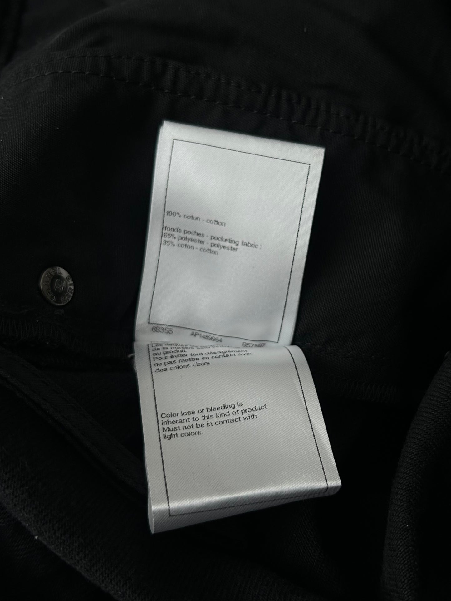 Camellia embossing denim