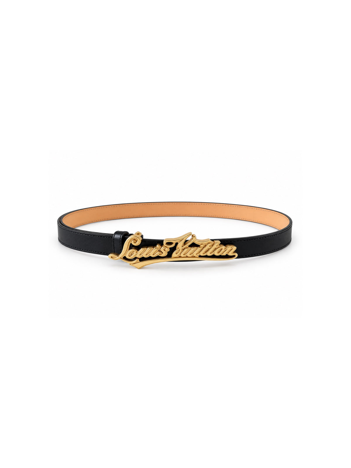 Black logo belt