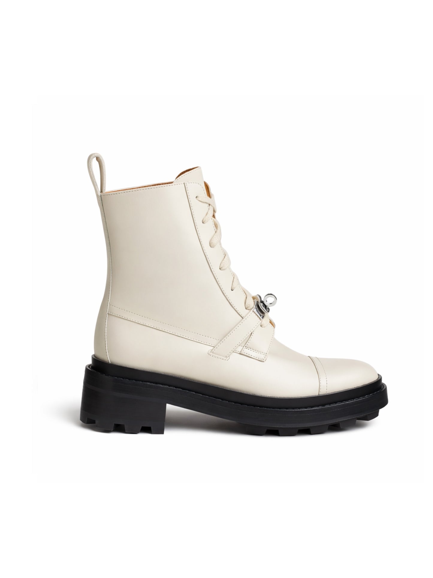 Funk boots ecru glazed