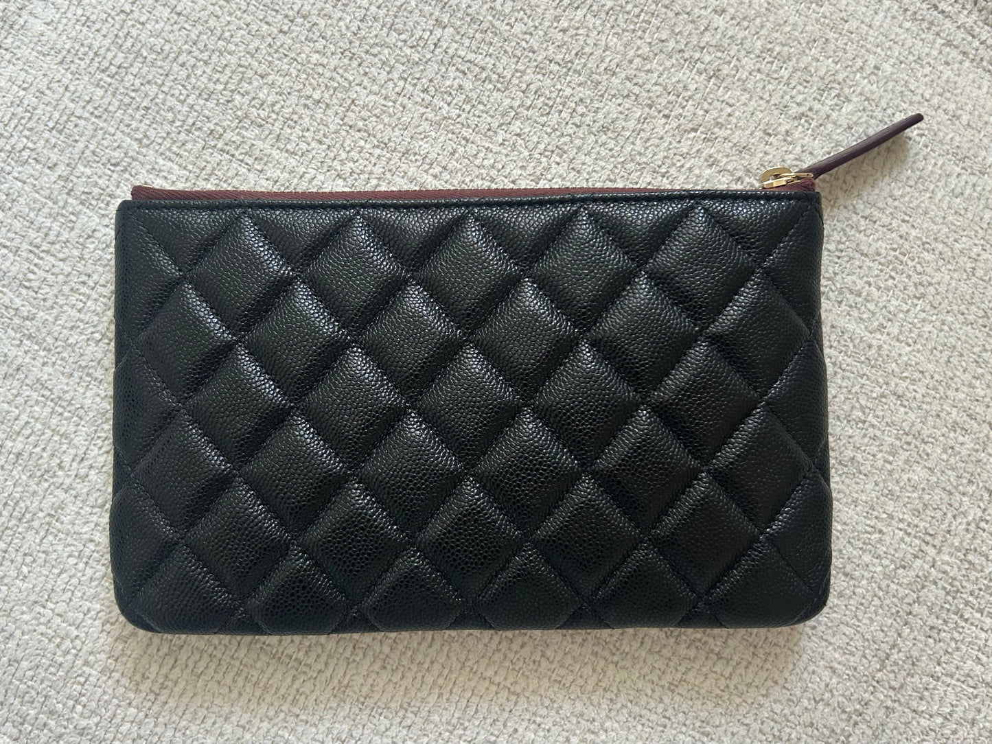 Classique zipped pouch