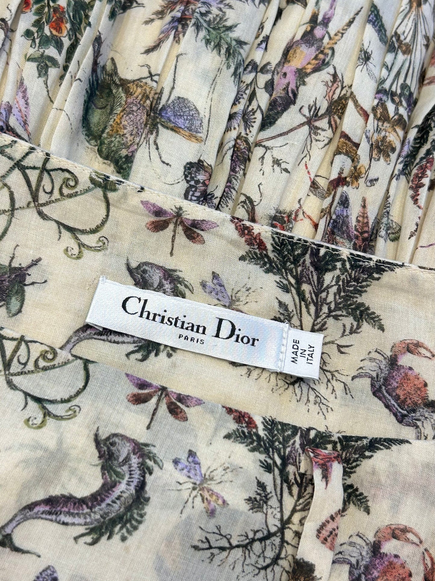 Printed coton skirt