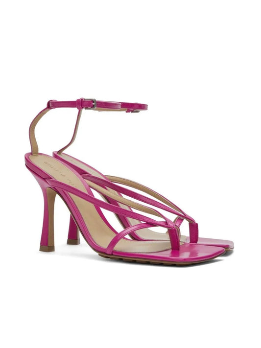 Stretch sandals fuchsia