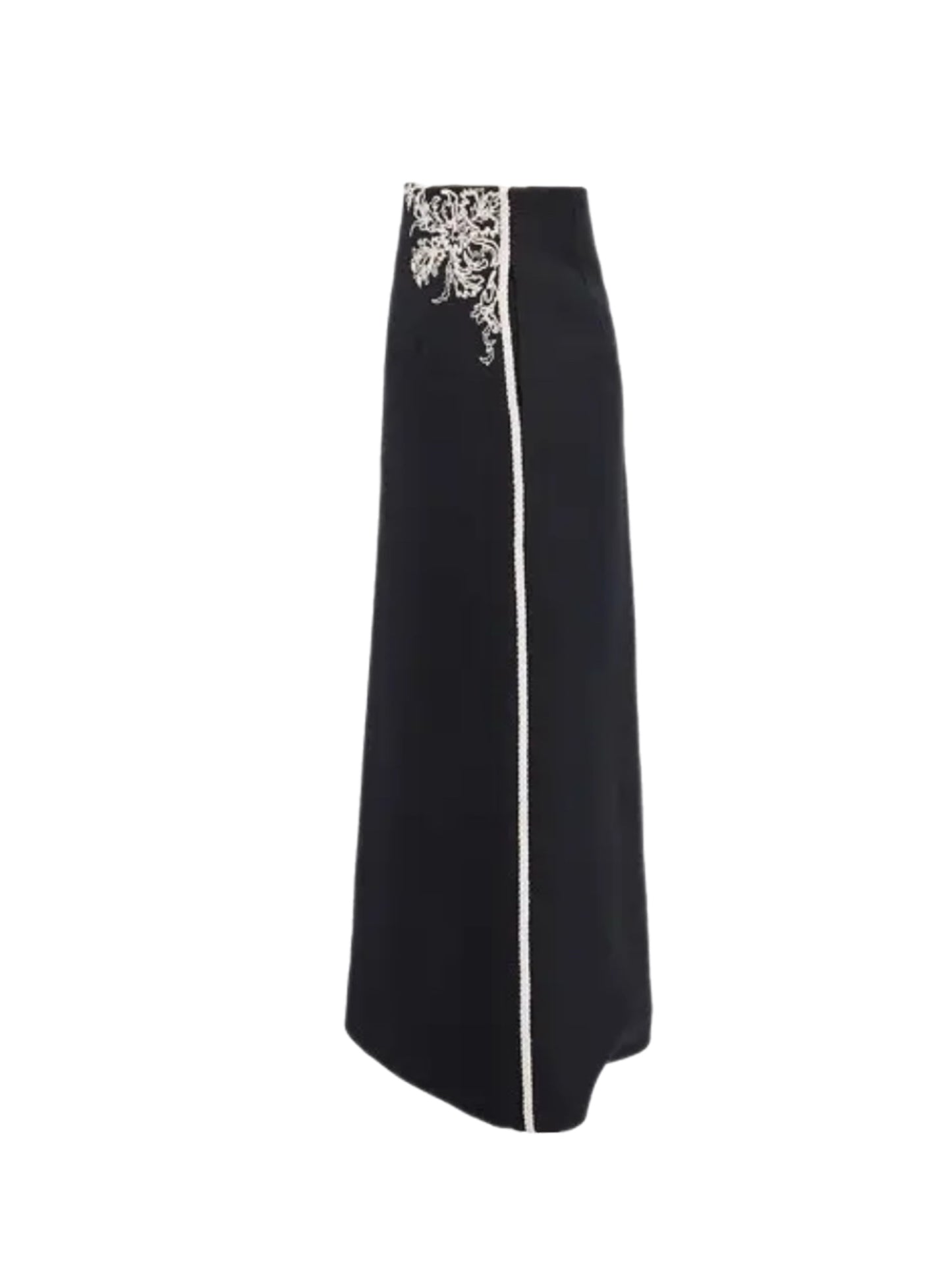 Embroidery midi skirt