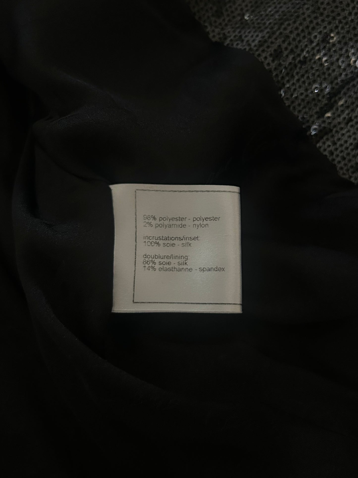 Black sequin blazer