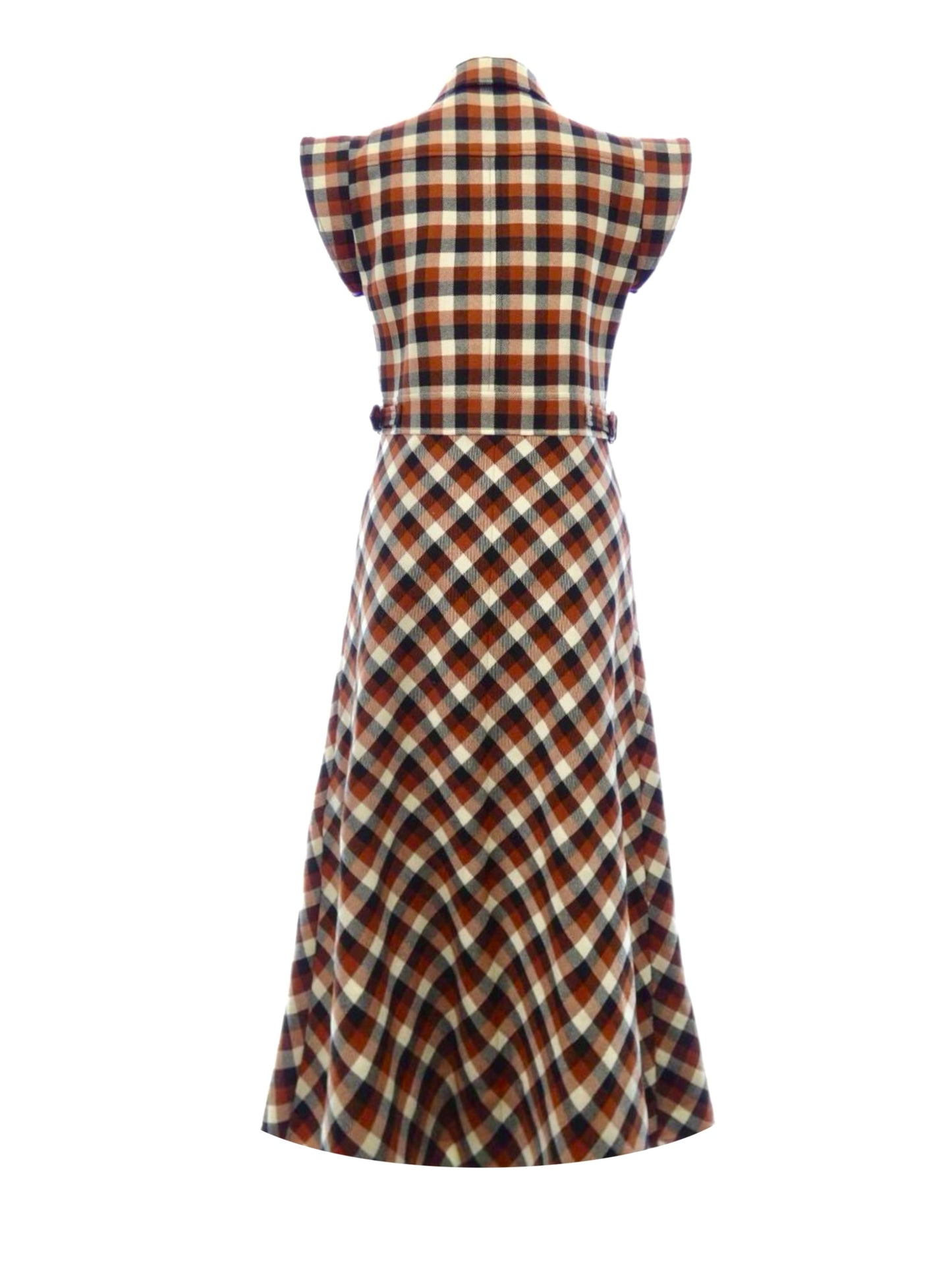 Mid-length wool dress