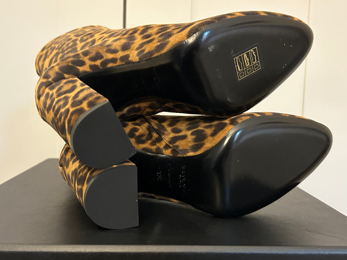 Lou 100 leopard boots