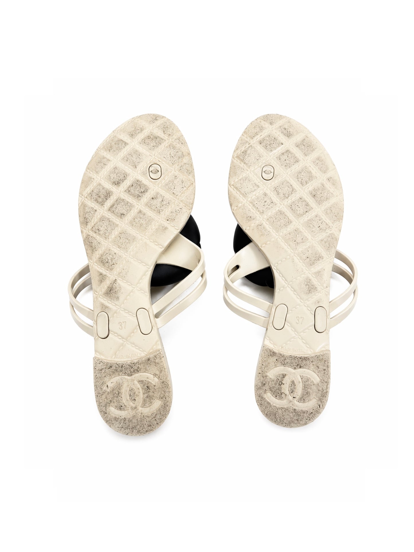 Camelia flip flop cream