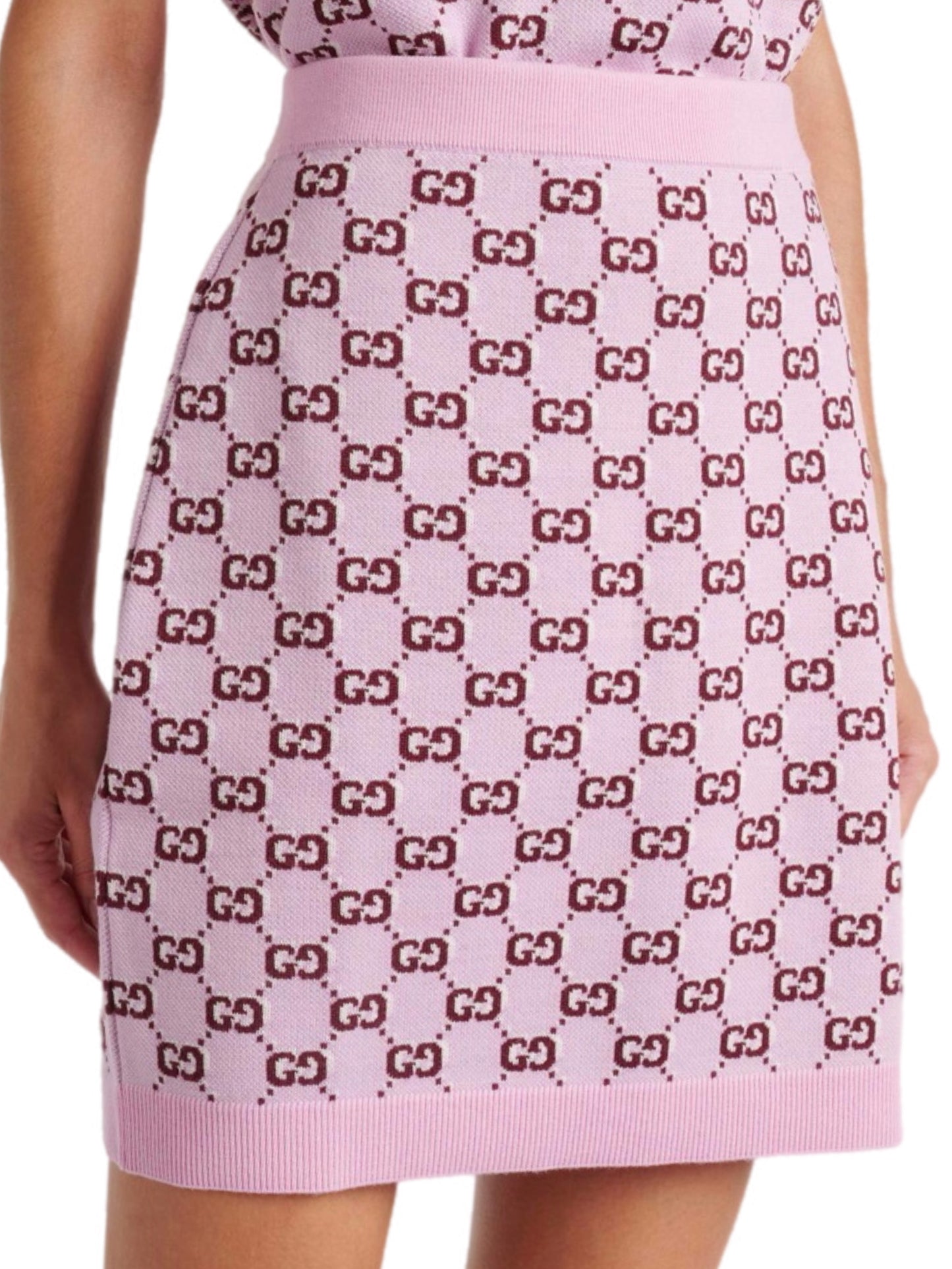 Monogram skirt