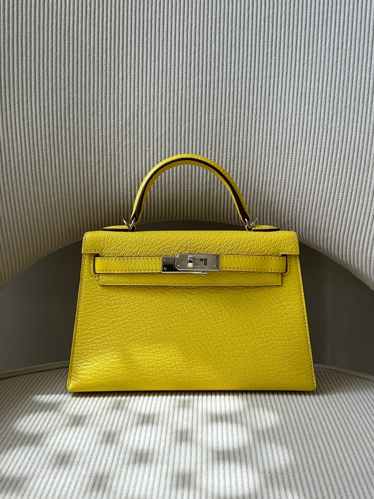 Mini Kelly Jaune Citron