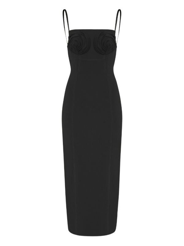 Iconic cone cups black dress