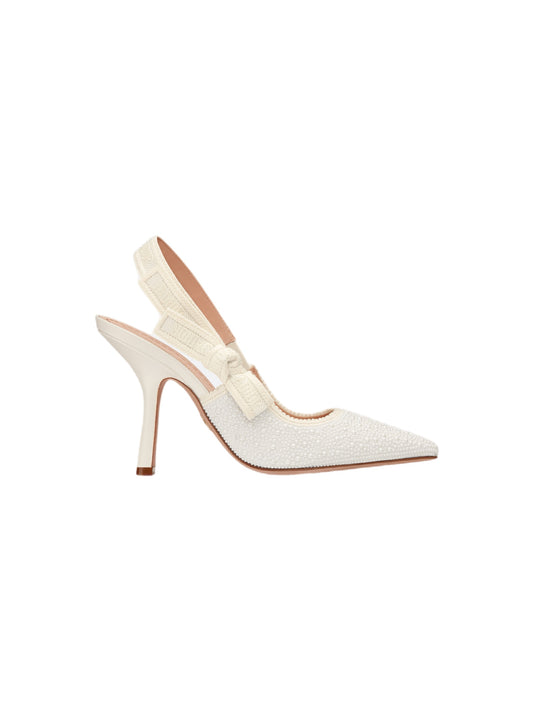 Pearls embellished J’adior slingback