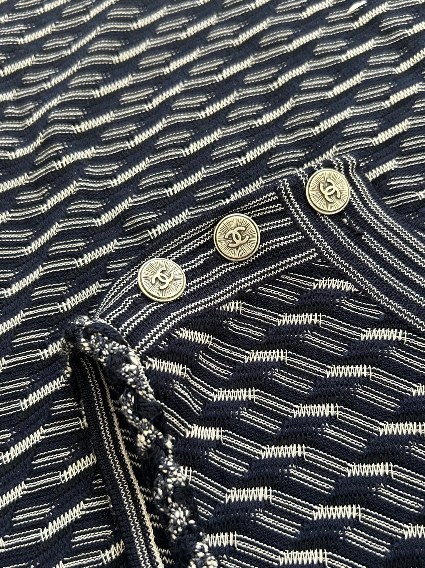 Stretch navy dress