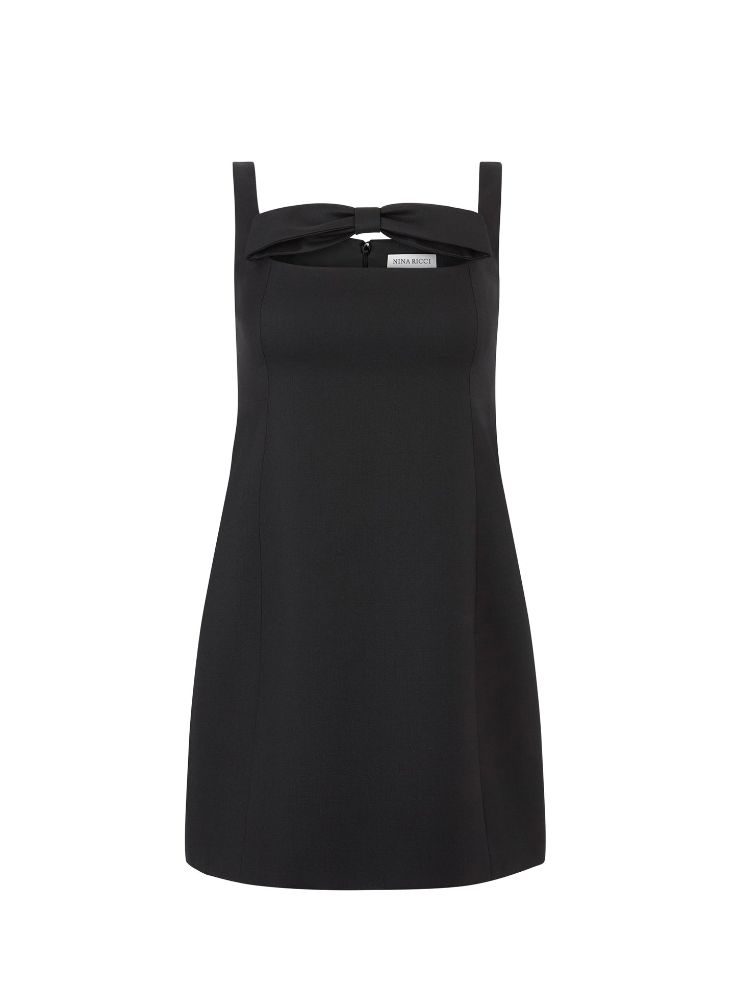 Bow neckline dress