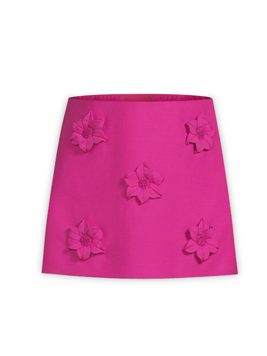 PP Pink flowers skirt