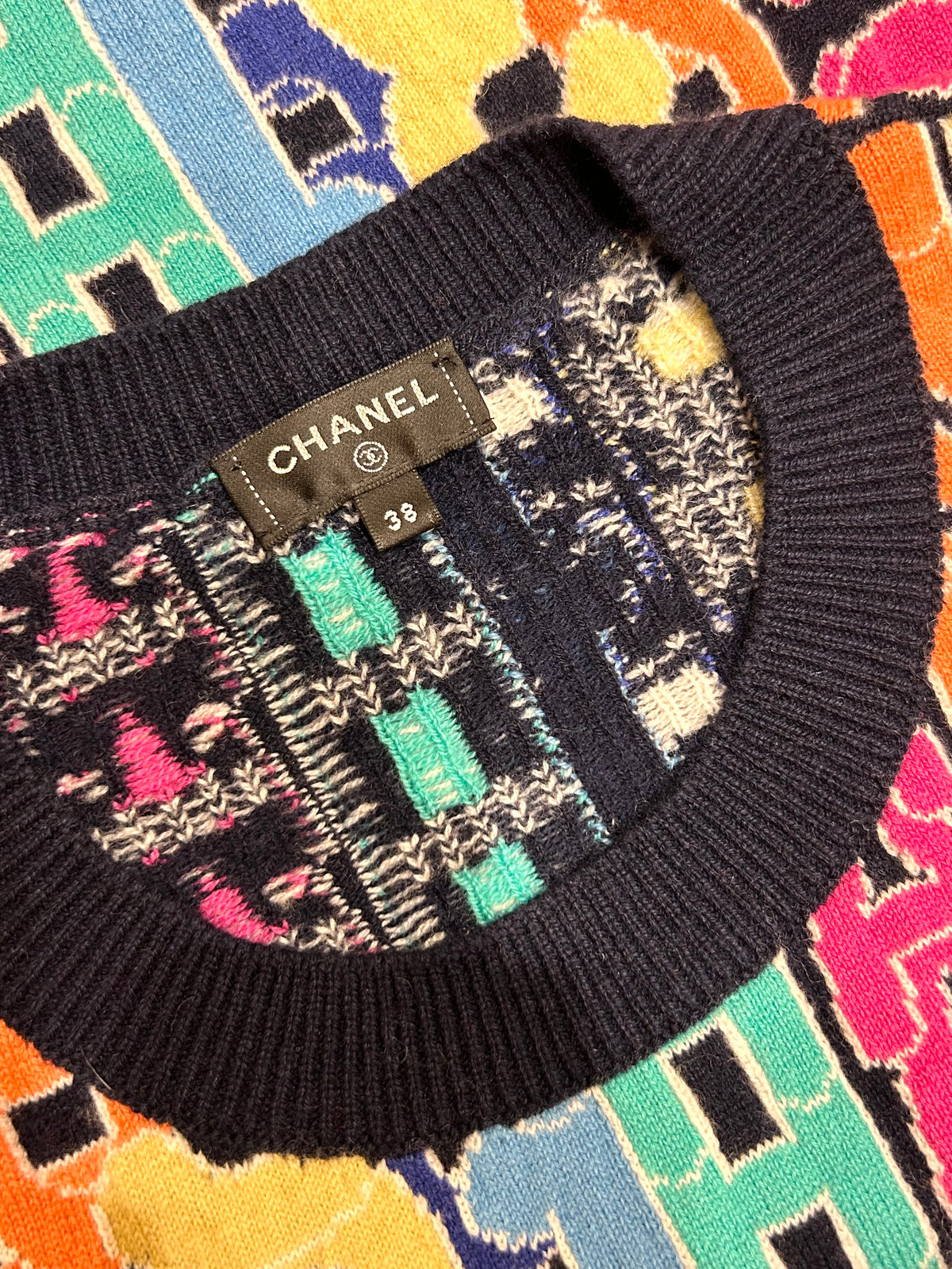 Multicolour coco pull-over