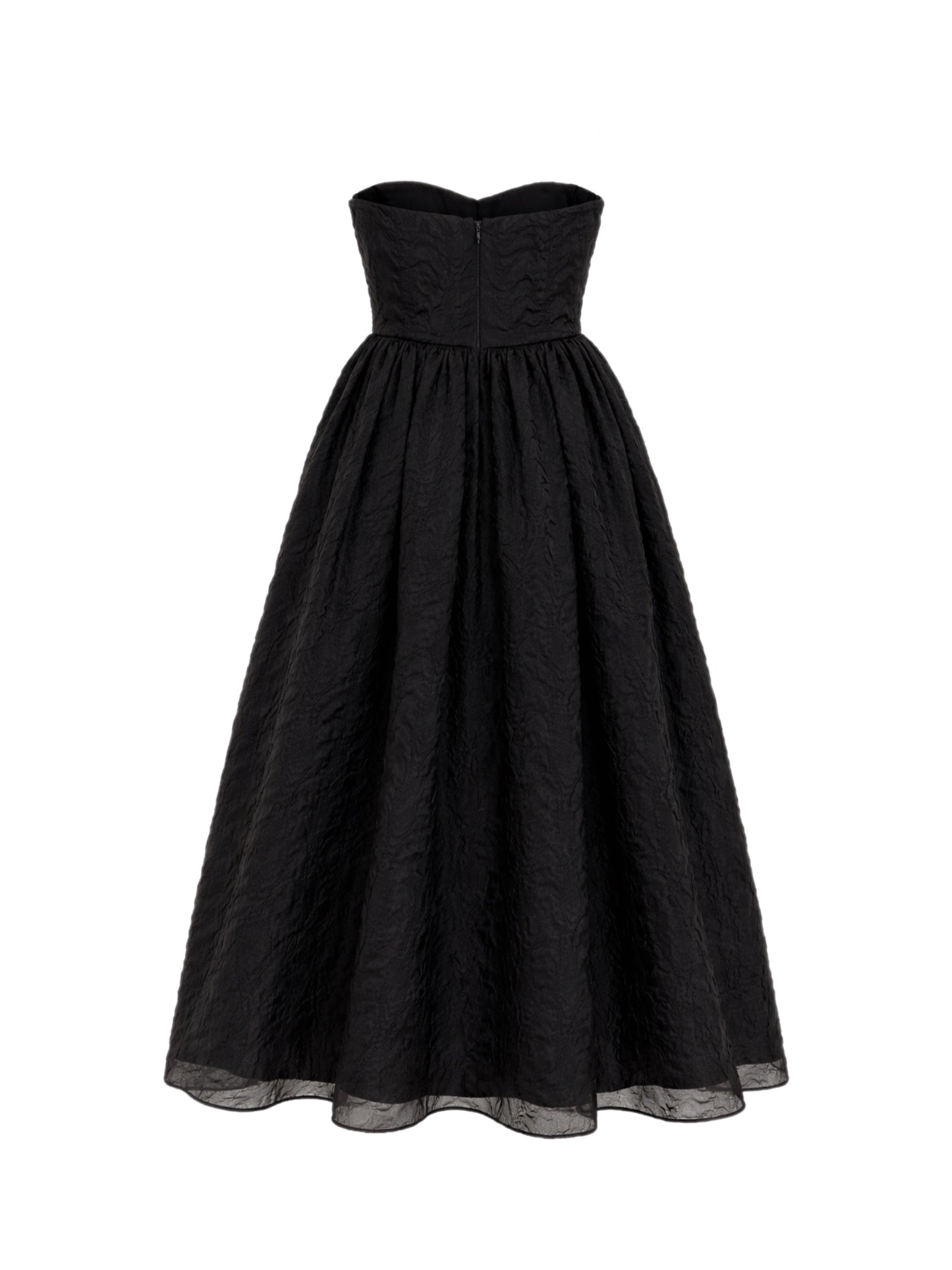 Strapless bustier dress