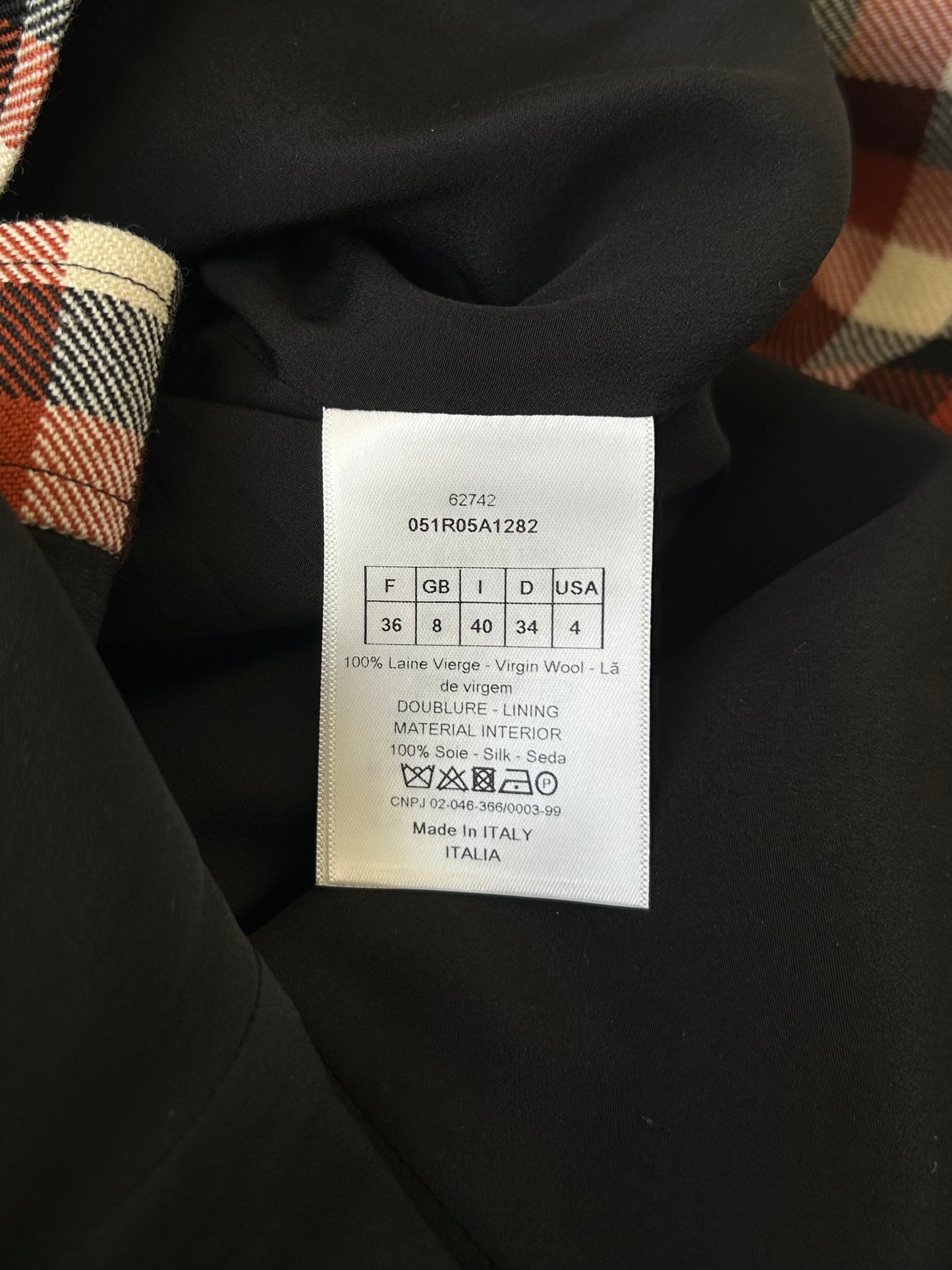 Mid-length wool dress