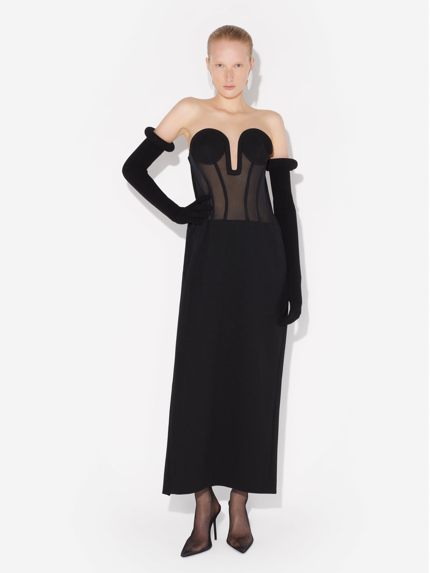 Corset tulle dress