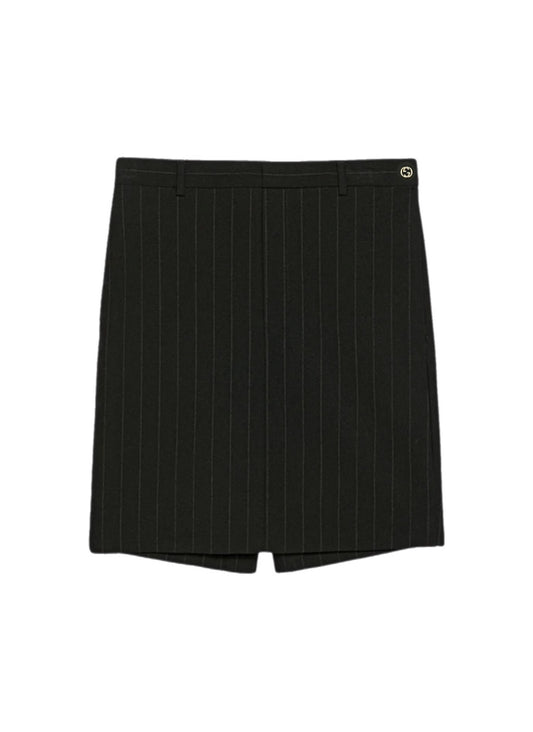 Pinstripe skort
