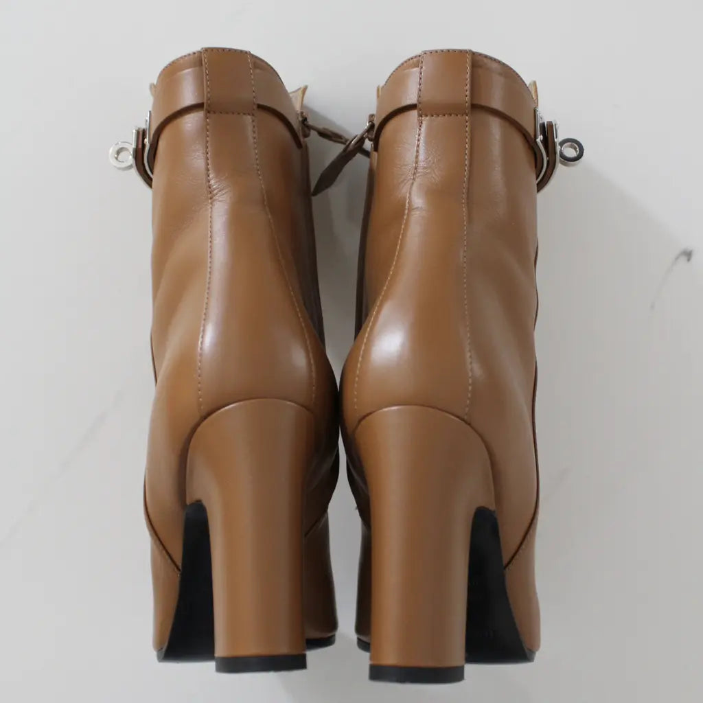 Joueuse palissandre ankle boots