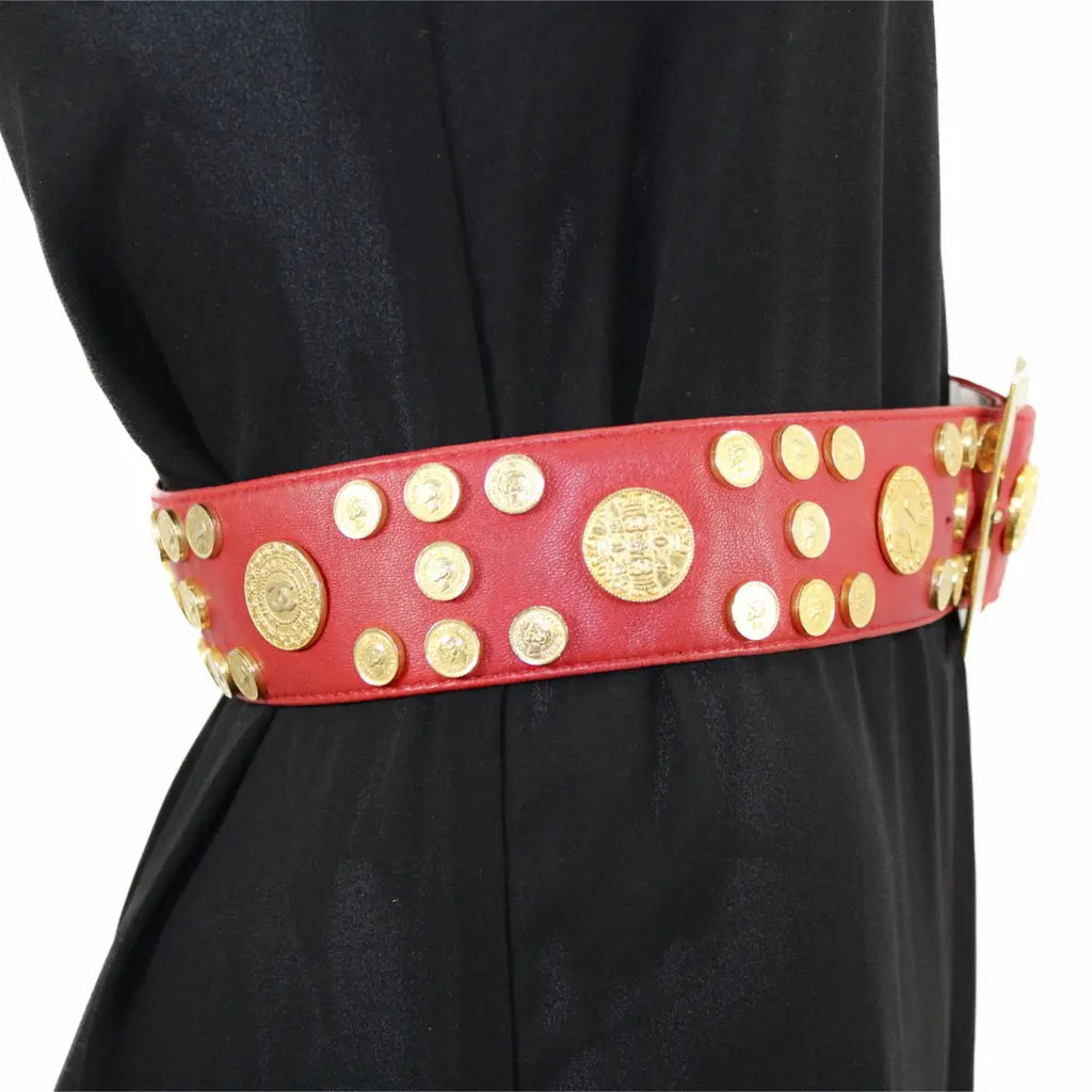 Vintage red belt