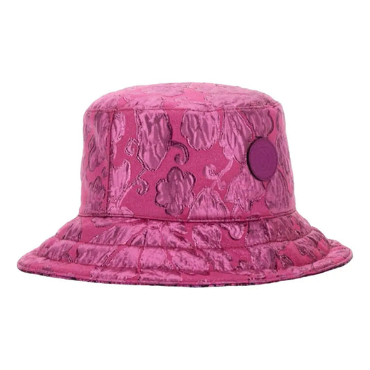 Reversible pink bucket hat