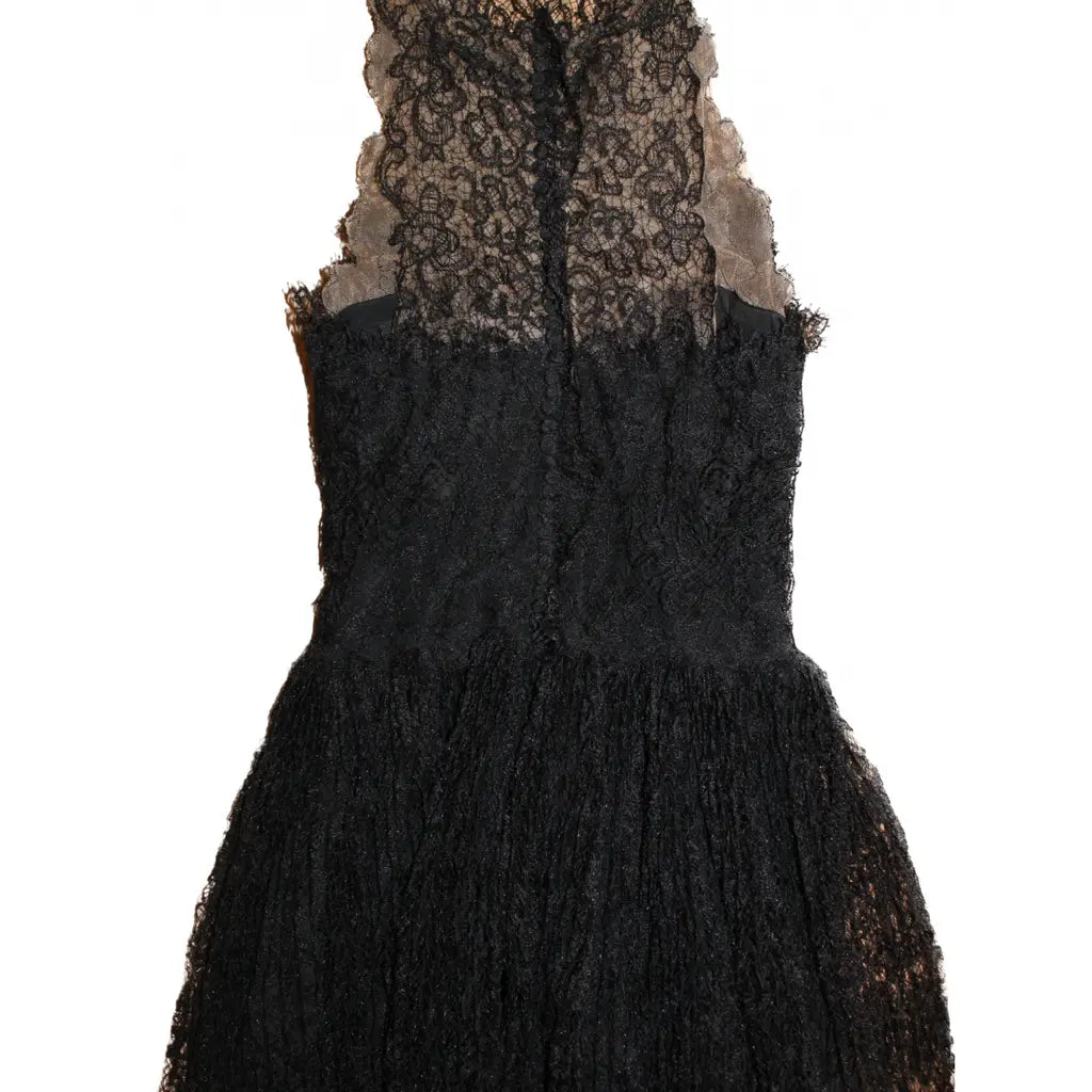 Black lace dress