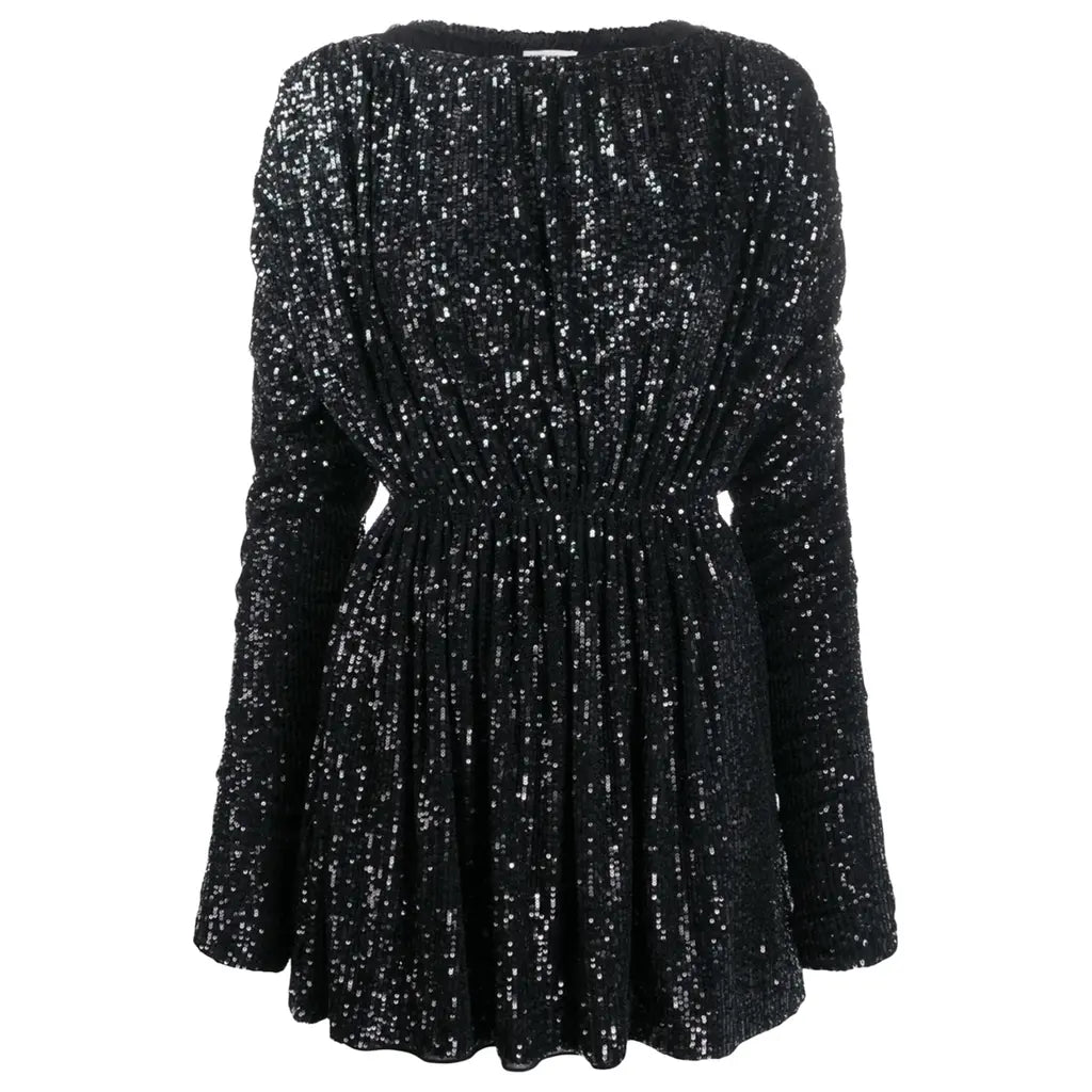 Sequin black dress