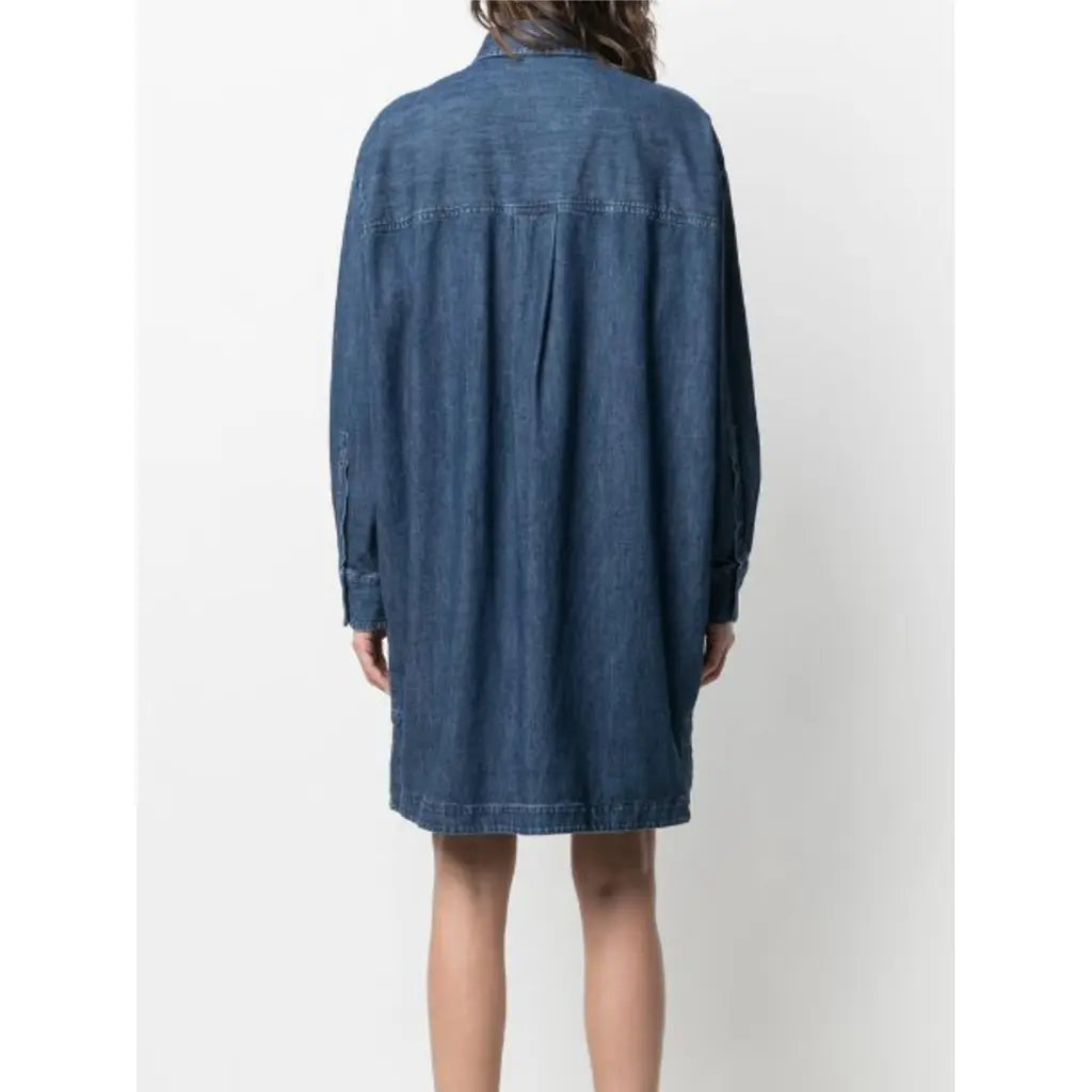 Vlogo denim kaftan dress