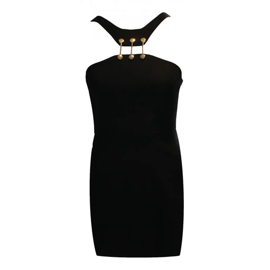 Black paperclips dress