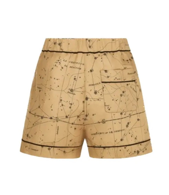 Zodiac print shorts