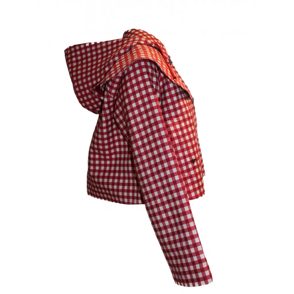 Red gingham jacket