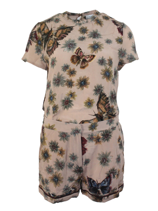 Floral silk set