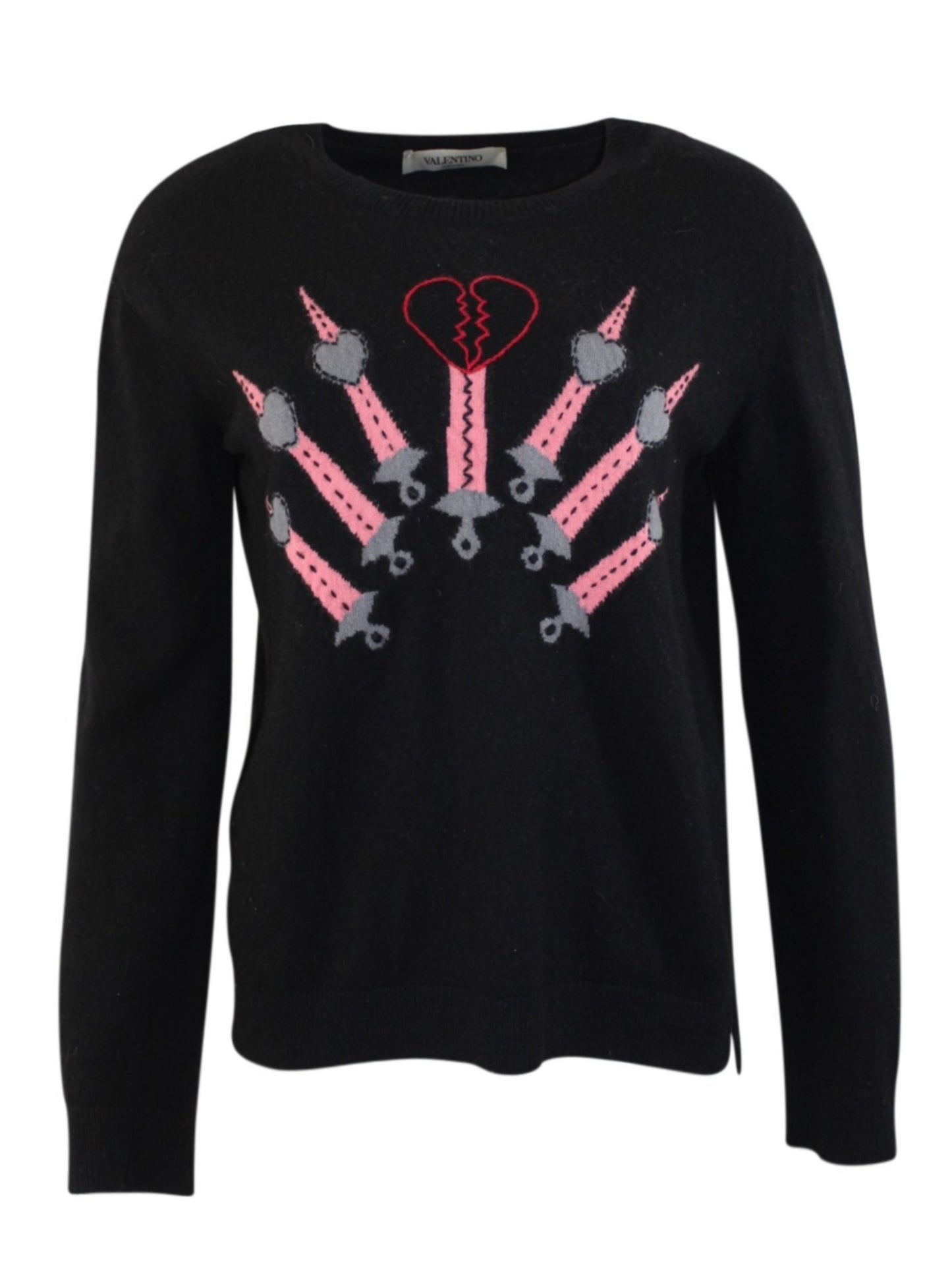 Heart and sword pullover